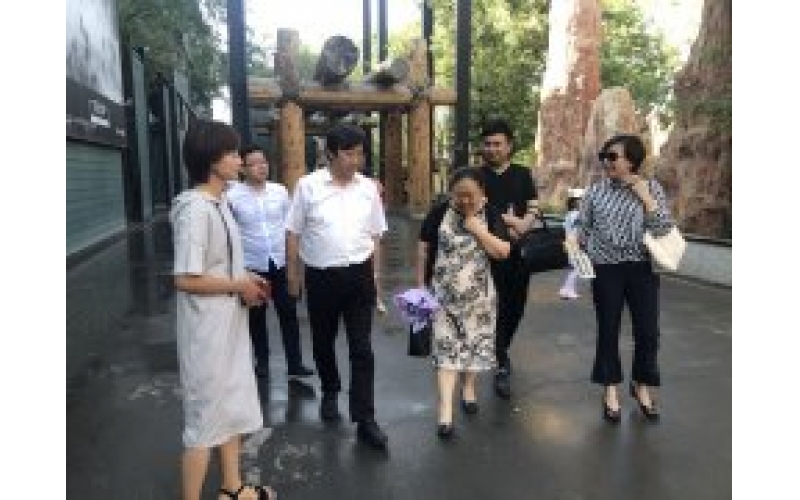 商丘大学朱成山教授与陈志峰董事长就红色基因